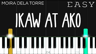 Ikaw At Ako  Moira Dela Torre amp Jason  Easy Piano Tutorial [upl. by Notxarb]