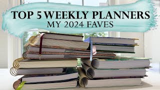 TOP 5 WEEKLY PLANNERS  2024 [upl. by Jeniece]