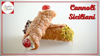 CANNOLI SICILIANI  Ricetta Tradizionale  Ricotta amp Grano [upl. by Radmilla523]