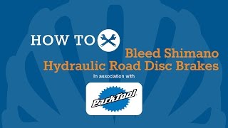 How To Bleed Shimano Hydraulic Road Disc Brakes [upl. by Iur]