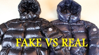 How To Spot a Fake Moncler Jacket REAL VS FAKE  Authentic vs Replica Moncler Maya Jacket [upl. by Soma]