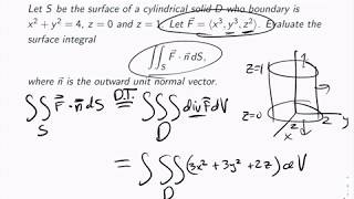 Multivariable Calculus Divergence Theorem  Examples 169 [upl. by Antonia]