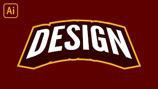 Create 3D Text Emblems with Illustrator [upl. by Paymar205]