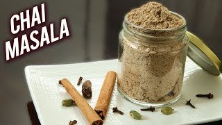 Chai Masala Recipe  Basic Masala Tea Recipe  How To Make Chai Masala  Masala Chai Recipe  Ruchi [upl. by Orling]