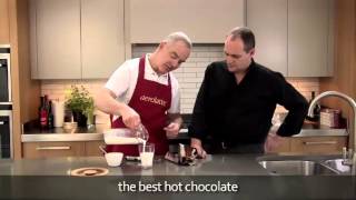 How to make a hot chocolate using an aerolatte milk frother [upl. by Womack693]