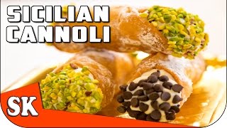 SICILIAN CANNOLI RECIPE  How to Make Cannoli [upl. by Arvonio]