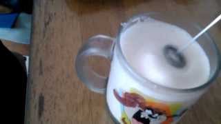 Aerolatte Review Frothing Cold Milk In Under 1 Minute [upl. by Eniahs]