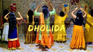 Dholida  Dandiya amp Garba Workshop 2019  Dance Alley  Sheena Thukral Choreography [upl. by Angelo]