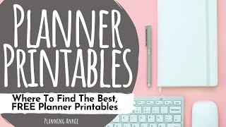 Free Planner Printables [upl. by Esirahc]