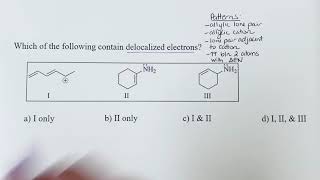 Identifying delocalized electrons example [upl. by Katina940]